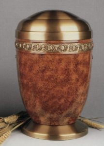 Modell : 1570rb-s Stahl / Messing Urne